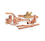 Copper pipe and copper connection